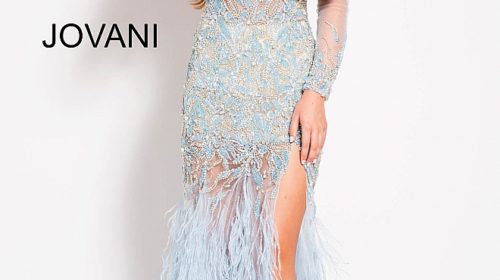 blue-long-sleeve-dress